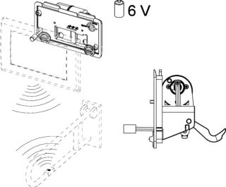 TECE Механизм  TECEplanus для поручней 9240354
